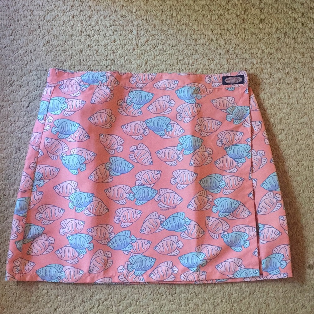 Vineyard Vines kids fish wrap skirt
